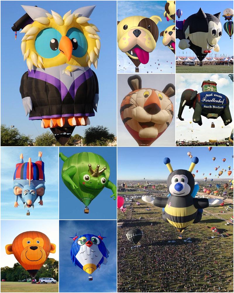 其他造型的热气球，吸睛指数高，今年共有39颗飞扬天际。