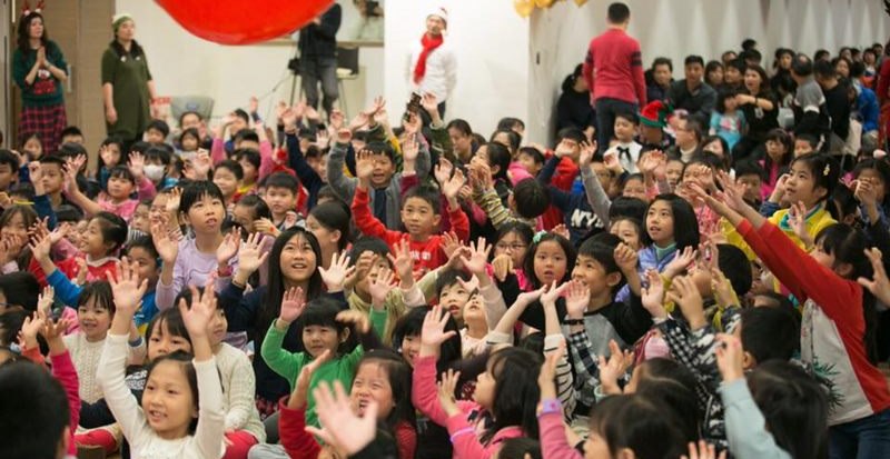 江子翠行道会儿童圣诞活动。