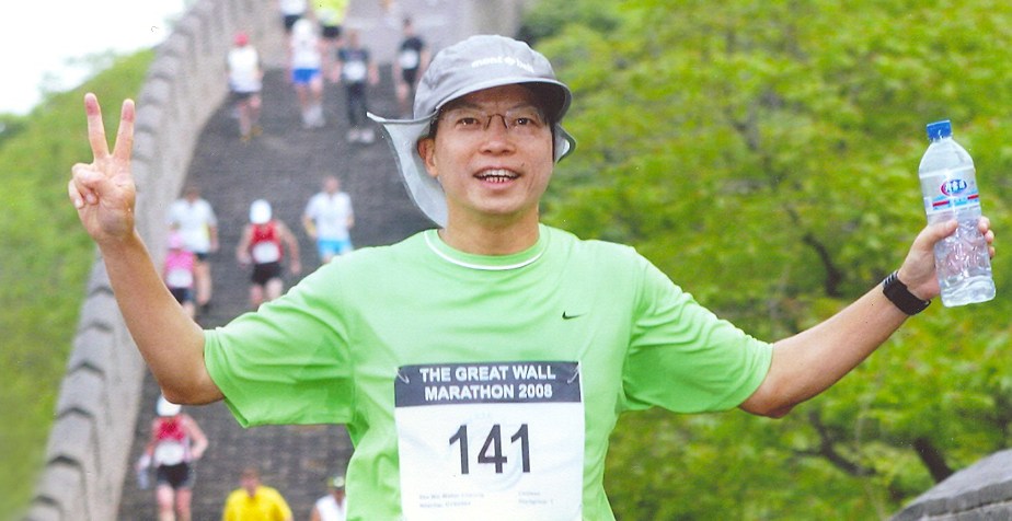 张树槐曾于2008年完成天津长城马拉松。