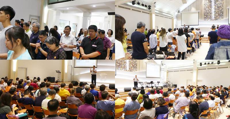 近170名牧長、同工聚集，共同禱告、關心台灣的家庭婚姻議題。