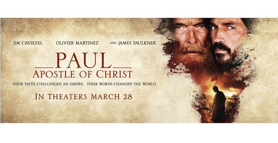 电影《使徒保罗》(Paul, Apostle of Christ)将于23日于全美上映。
